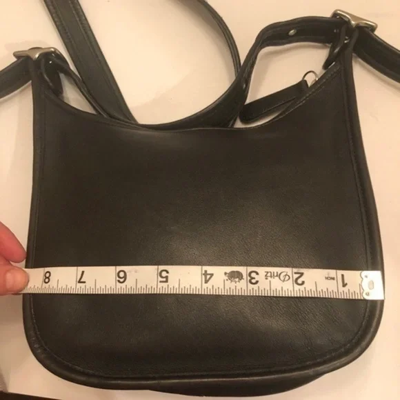 Coach vintage black leather legacy Janice bag 9950